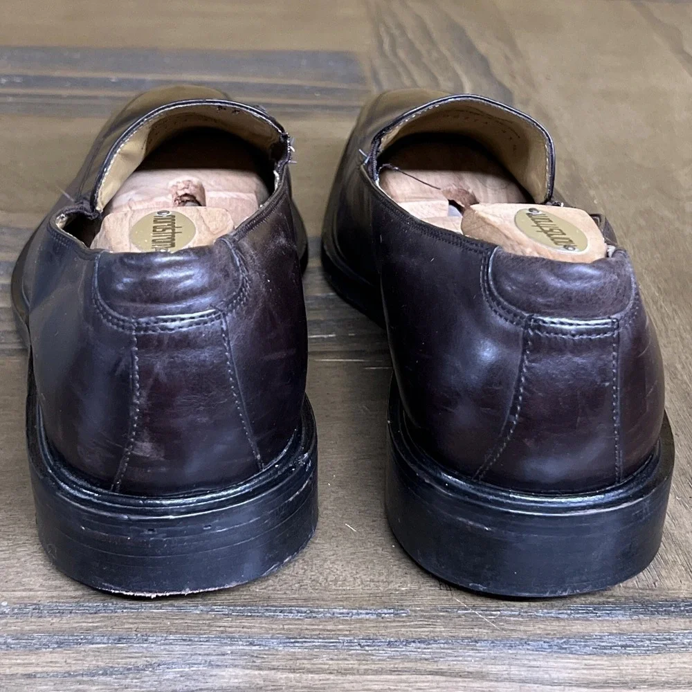 Cole Haan NikeAir Cognac Leather Loafers Casual Men's Shoes Size 13 M Slip On